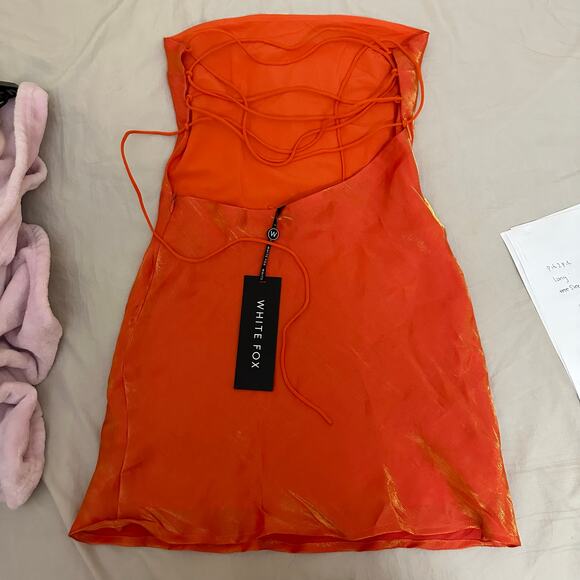 White Fox Boutique Orange Mini Dress - Picture 15 of 16